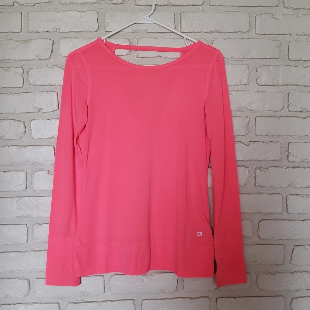 GAP GapFit Breathe Long Sleeve Open Back Top